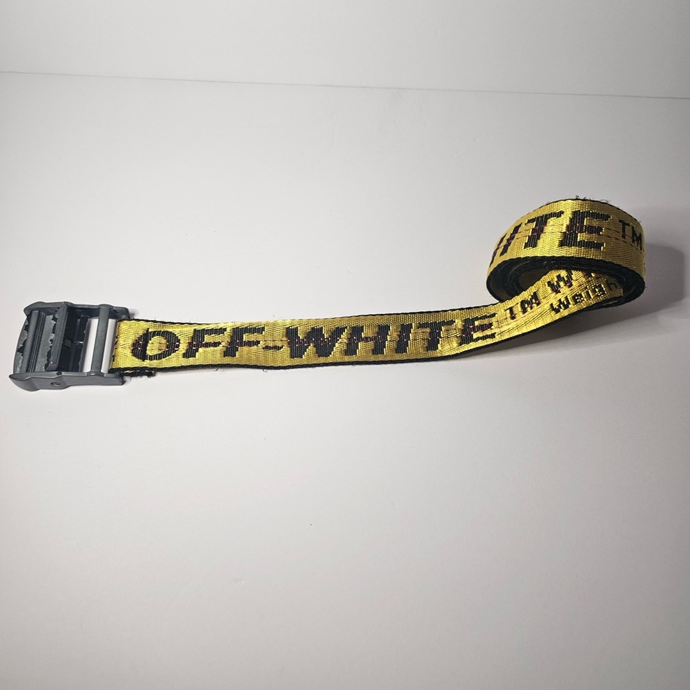 Off-White Bold Yellow Belt